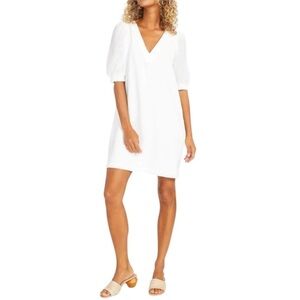 BB Dakota Fields of Gold Shift Dress Women’s Size Large in Bright White NWT!